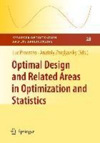 Produktbild: Optimal Design and Related Areas in Optimization and Statistics