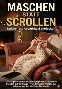 Produktbild: Maschen statt Scrollen: Stricken als Abendritual entdecken