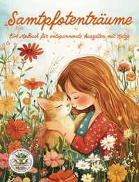 Produktbild: Samtpfotenträume - Ein Malbuch für entspannende Auszeiten mit Katze