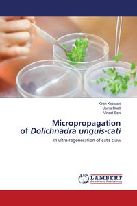 Produktbild: Micropropagation of Dolichnadra unguis-cati