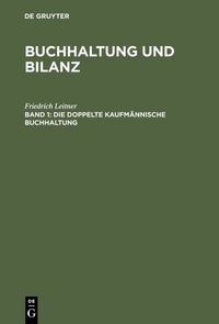 Produktbild: Die doppelte kaufm&auml;nnische Buchhaltung