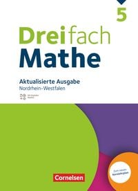 Bild vom Artikel Dreifach Mathe 5. Schuljahr. Nordrhein-Westfalen - Aktualisierte Ausgabe 2022 - Schülerbuch vom Autor Michèle Grebe