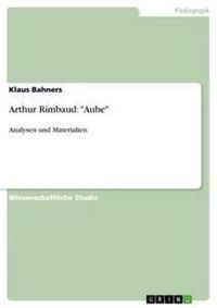Produktbild: Arthur Rimbaud: "Aube"
