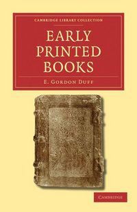 Produktbild: Early Printed Books