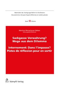 Produktbild: Sackgasse Verwahrung/Internement: Dans l'impasse?