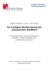 Produktbild: Zur k&uuml;nftigen Rechtsordnung der unbemannten Schifffahrt