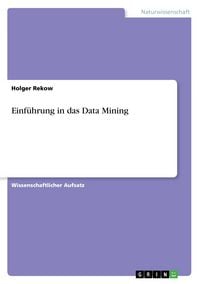 Produktbild: Einf&uuml;hrung in das Data Mining