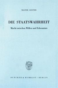 Produktbild: Die Staatswahrheit.