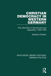 Produktbild: Christian Democracy in Western Germany (RLE: German Politics)