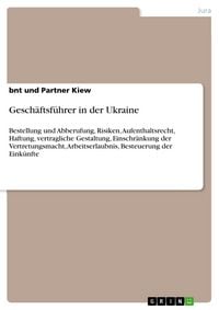 Produktbild: Gesch&auml;ftsf&uuml;hrer in der Ukraine