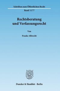 Produktbild: Rechtsberatung und Verfassungsrecht.