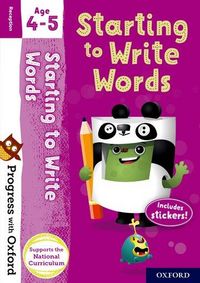 Produktbild: Jones, E: Progress with Oxford: Starting to Write Words Age