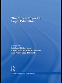 Produktbild: The Ethics Project in Legal Education