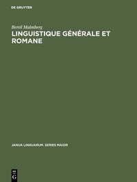 Produktbild: Linguistique g&eacute;n&eacute;rale et romane
