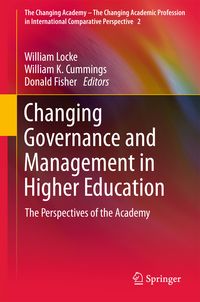 Produktbild: Changing Governance and Management in Higher Education
