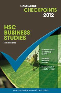 Produktbild: Cambridge Checkpoints HSC Business Studies 2012