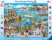 Bild vom Artikel Rahmenpuzzle Ravensburger Ein Tag am Hafen 24 Teile vom Autor 