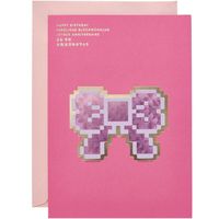 Produktbild: 3D-Kartenset La Vie en Rose, Pixel Bow, DIN A5