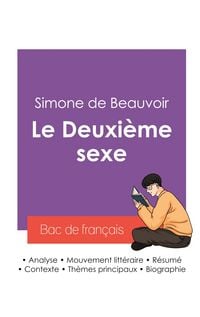 Produktbild: R&eacute;ussir son Bac de fran&ccedil;ais 2027 : Analyse du tome 1 de l'essai Le Deuxi&egrave;me sexe de Simone de Beauvoir