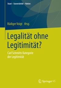 Produktbild: Legalität ohne Legitimität?