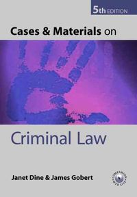 Produktbild: Cases and Materials on Criminal Law