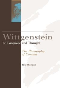 Produktbild: Wittgenstein on Language and Thought