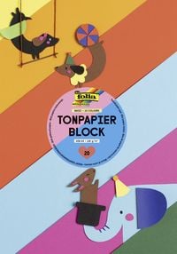 Produktbild: Tonpapier-Block A4 130 g/qm