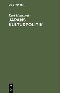 Produktbild: Japans Kulturpolitik