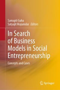 Produktbild: In Search of Business Models in Social Entrepreneurship