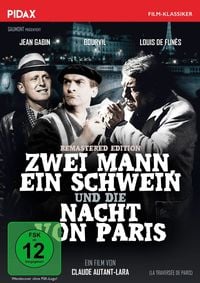 Produktbild: Zwei Mann, ein Schwein und die Nacht von Paris (La travers&eacute;e de Paris) - Remastered Edition / Preisgekr&ouml;nter Filmklassiker mit absoluter Starbesetzung (Pidax Film-Klassiker)