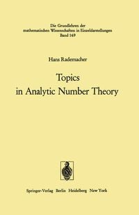 Produktbild: Topics in Analytic Number Theory