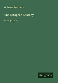 Produktbild: The European Anarchy