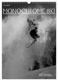 Produktbild: Monochrome Ski (Wandkalender 2026 DIN A3 hoch), CALVENDO Monatskalender