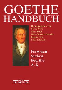 Produktbild: Goethe-Handbuch