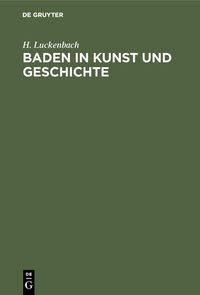Produktbild: Baden in Kunst und Geschichte