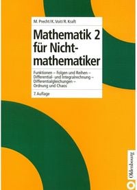 Produktbild: Mathematik 2 f&uuml;r Nichtmathematiker