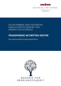 Produktbild: Transparenz im Dritten Sektor