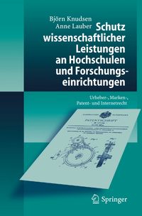 Produktbild: Schutz wissenschaftlicher Leistungen an Hochschulen und Forschungseinrichtungen