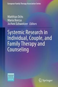 Produktbild: Systemic Research in Individual, Couple, and Family Therapy and Counseling