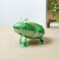 Produktbild: Folienballon Airwalker, Frosch, 1 Ballon + 10-DIY Teile, 41 x 20 x 31 cm