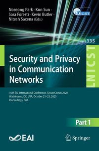 Produktbild: Security and Privacy in Communication Networks