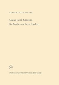 Produktbild: Asmus Jacob Carstens, Die Nacht mit ihren Kindern