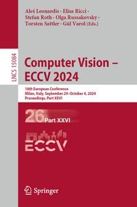 Produktbild: Computer Vision &ndash; ECCV 2024