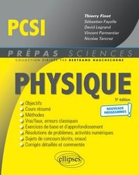 Produktbild: Physique PCSI - Programme 2021