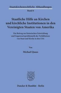 Produktbild: Staatliche Hilfe an Kirchen und kirchliche Institutionen in den Vereinigten Staaten von Amerika.