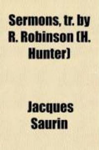 Produktbild: Sermons, Tr. by R. Robinson (H. Hunter)