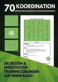 Produktbild: 70 abwechslungsreiche Koordinationsübungen für dein perfektes Fußballtraining