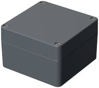 Produktbild: Bopla EUROMAS A 121 01121000 Industrie-Geh&auml;use 140 x 140 x 91 Aluminium Silber-Grau (RAL 7001) 1 St.