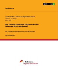 Produktbild: Der Einfluss kultureller Faktoren auf den Lebensversicherungsbedarf