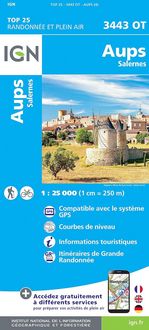 Produktbild: Aups-Salernes 1:25 000